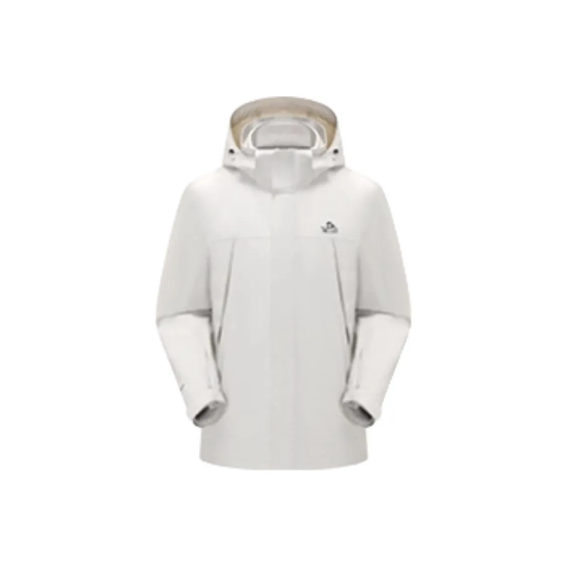 PELLIOT Classic 1.0 Waterproof, Windproof, Abrasion Resistant, Thermal, Cold Resistant Windbreaker Jacket Men's Ecru
