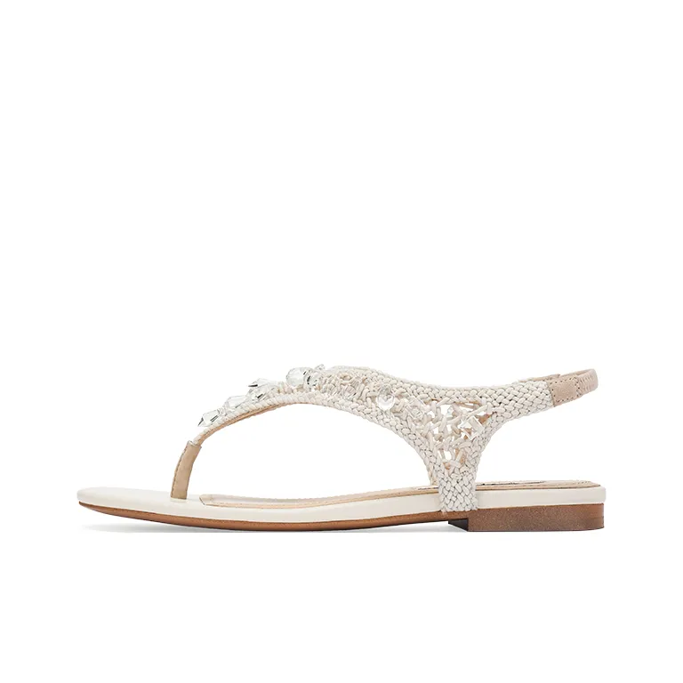 73Hours Tuscany One Strap Sandals 1cm Women's Cool White