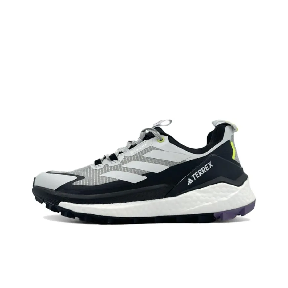 adidas Terrex FREE HIKER Амортизаторы Шок Устойчивость к истиранию Низкий Топ Походная обувь Мужская Черный Серый