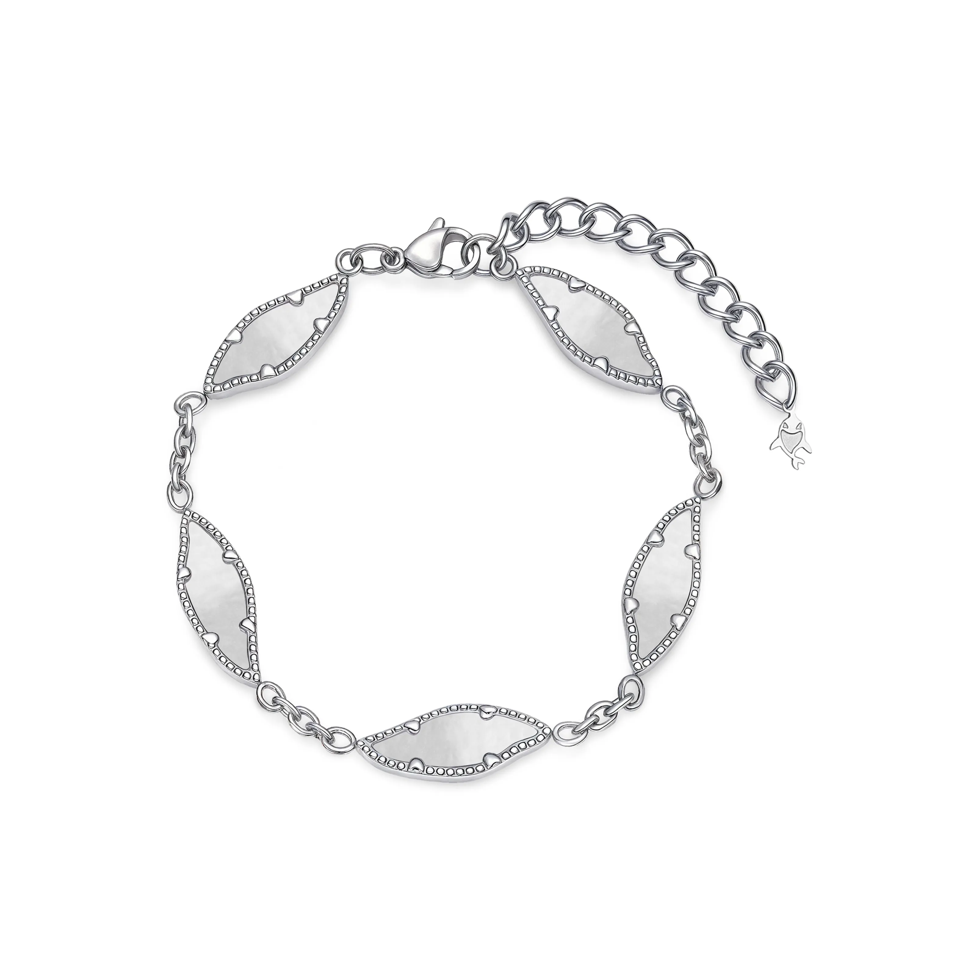 FAIRWHALE Титановый Стальной Акриловые Браслеты Унисекс