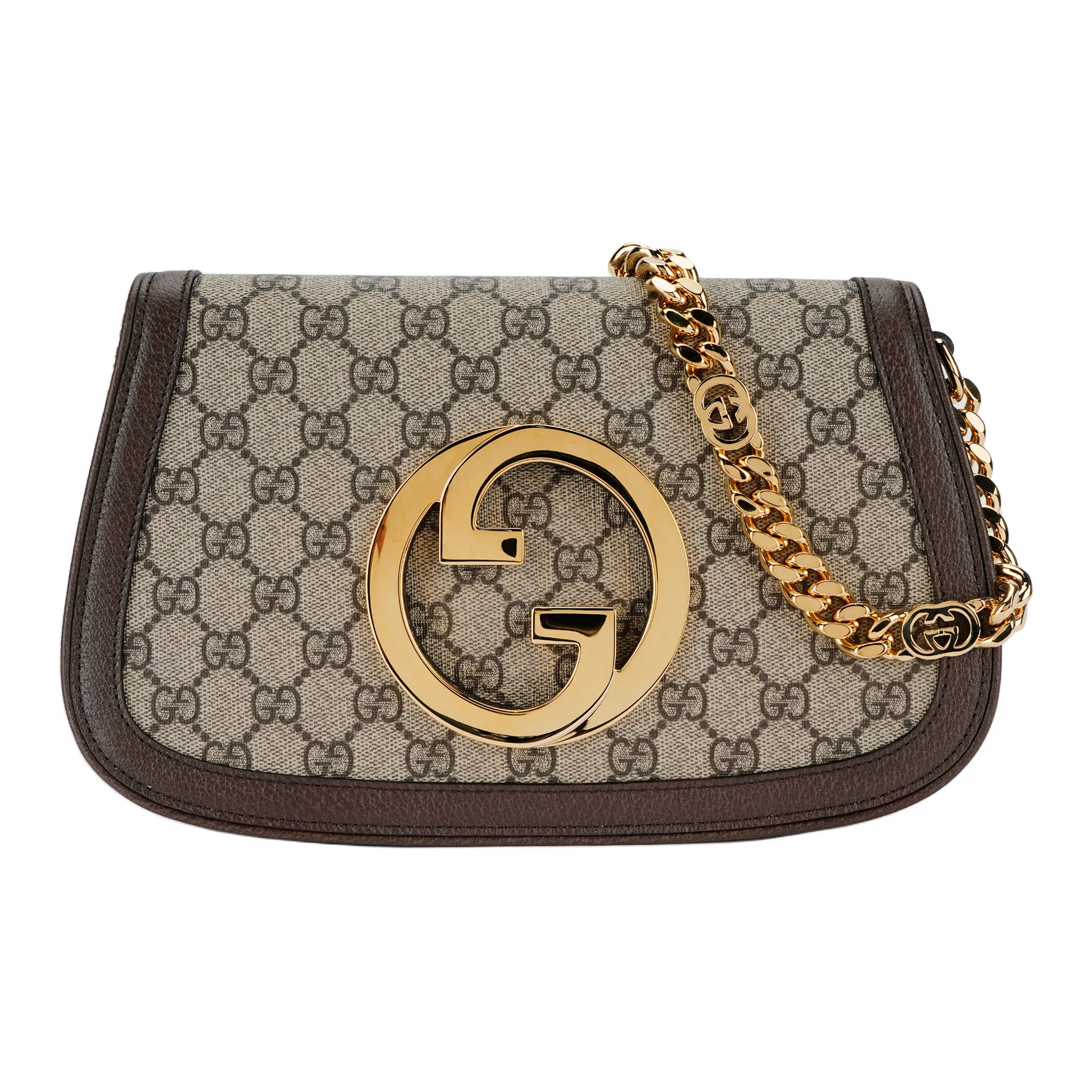 GUCCI Blondie Canvas With Leather Binding Flap Bag, Chain Bag, Shoulder Bag Canvas Bag, Handbag, Shoulder Bag Women's