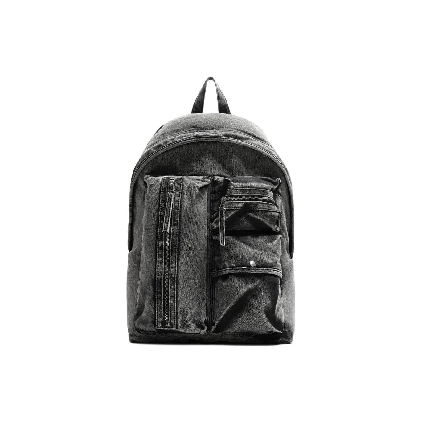 ZARA Cotton Backpack Men's Black