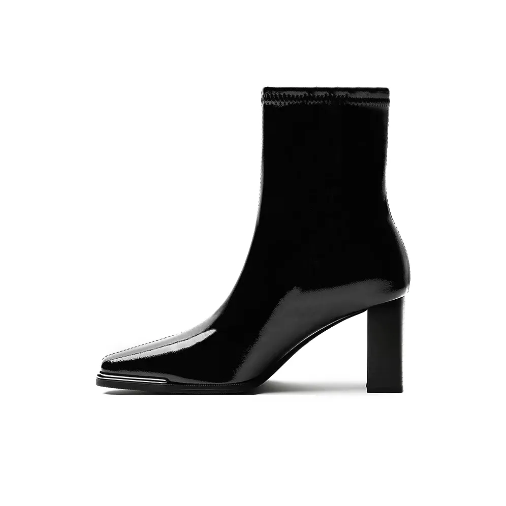 Medd Ботильоны Черный ПУ (полиуретан) Женские