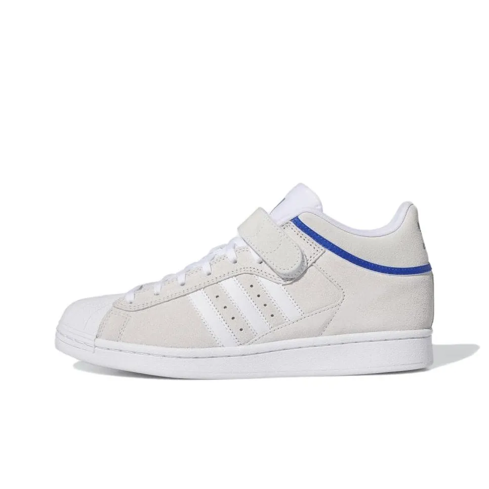Adidas Pro Shell Adv Crystal White Cloud White Royal Blue