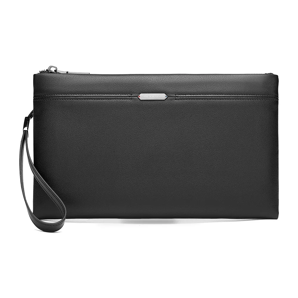 MEXICAN Коровья кожа Держатель для карт клатч кошелек Мужской Черный