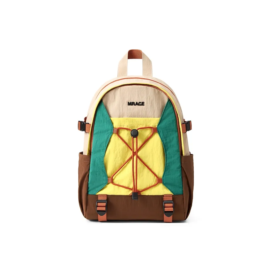 MR.ACE HOMME Mesh Backpack Standard Unisex Mountain Yellow Olive Green Beige Purple MR.ACE HOMME Сетчатый рюкзак стандартный унисекс горный желтый оливковый зеленый бежевый фиолетовый