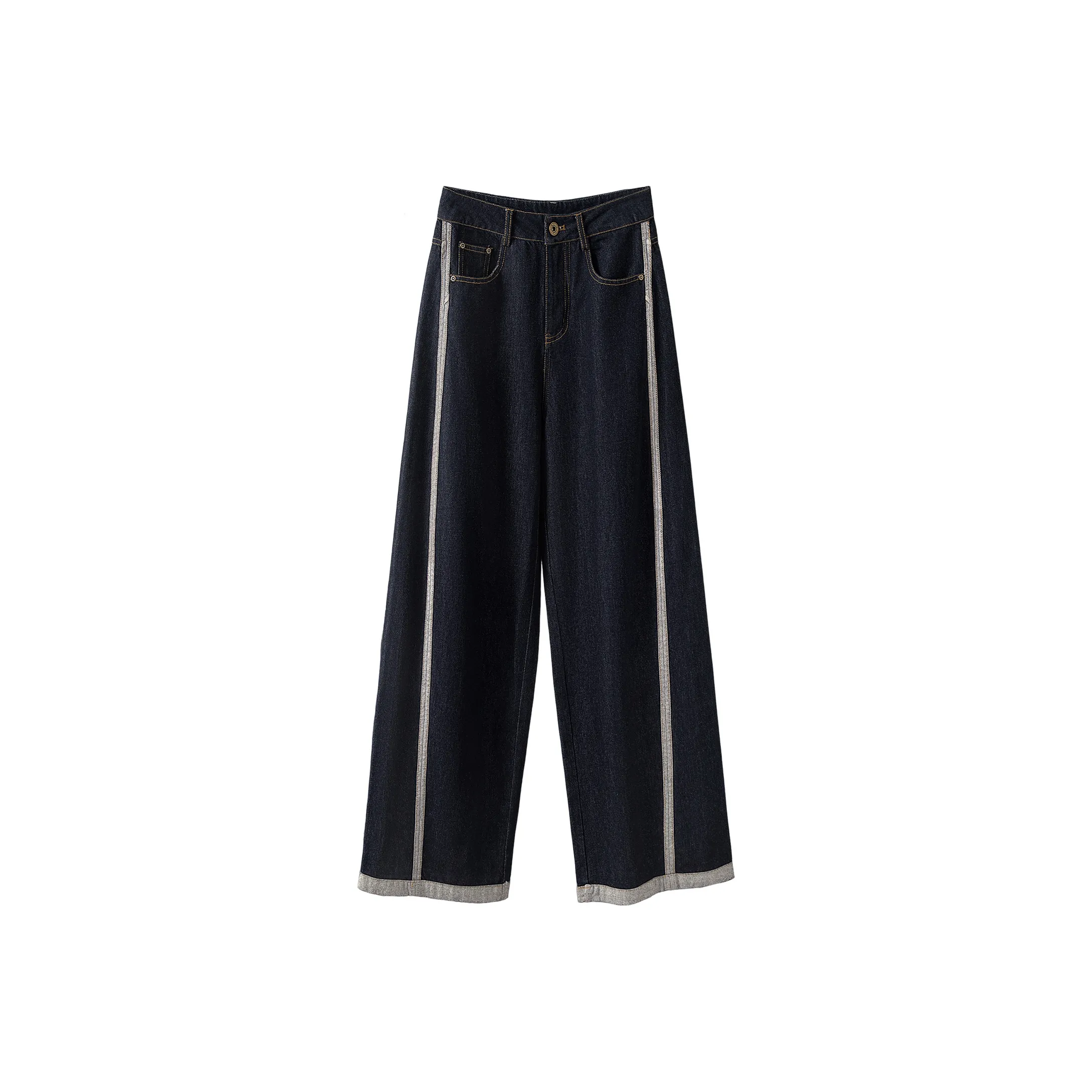 SIBAISHE Темно-синий женский джинсы