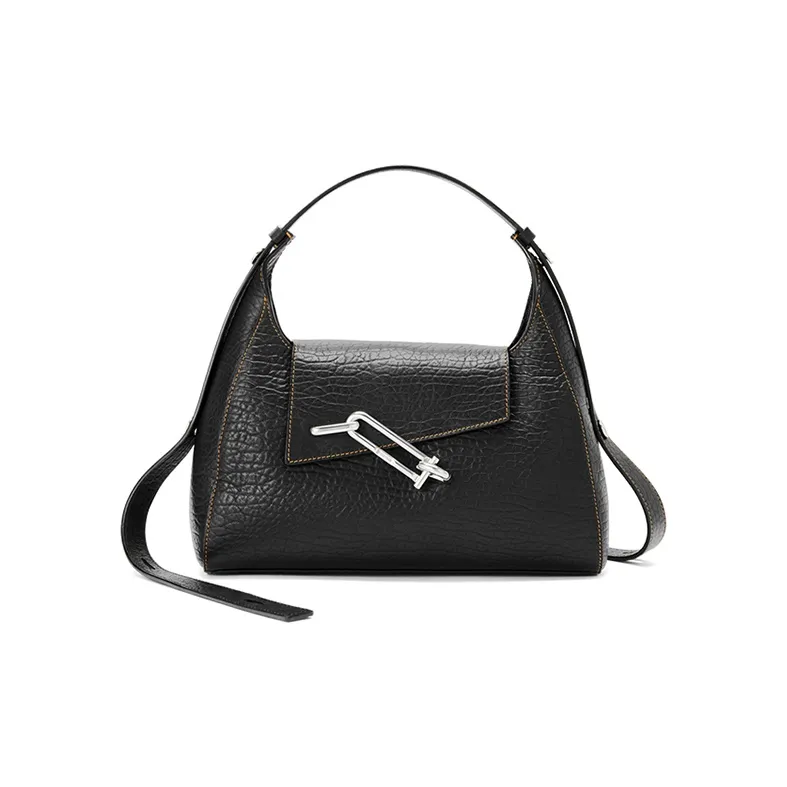 TAD FAB Мягкая сумка из коровьей кожи с седлом подмышечная сумка сумка через плечо среднего размера унисекс многоцветная