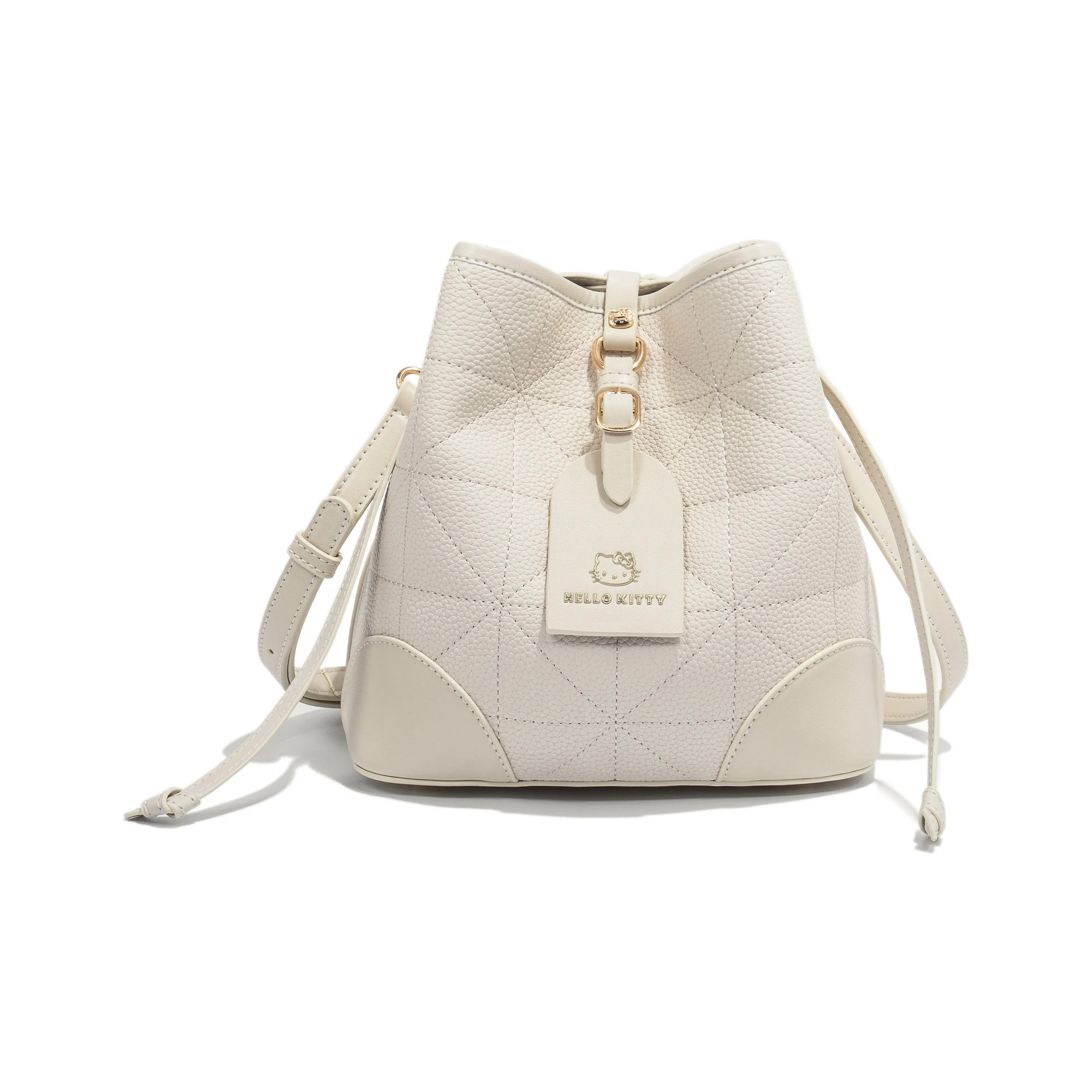 Sanrio Hello Kitty PU (полиуретан) Сумка через плечо Стандартная Женская Экрю Коричневый Черный