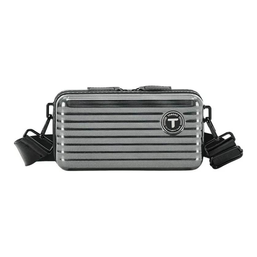 TOBOOG ABS+PC Сумка через плечо Сумка на плечо Стандартная Унисекс Вспышка Серебряный