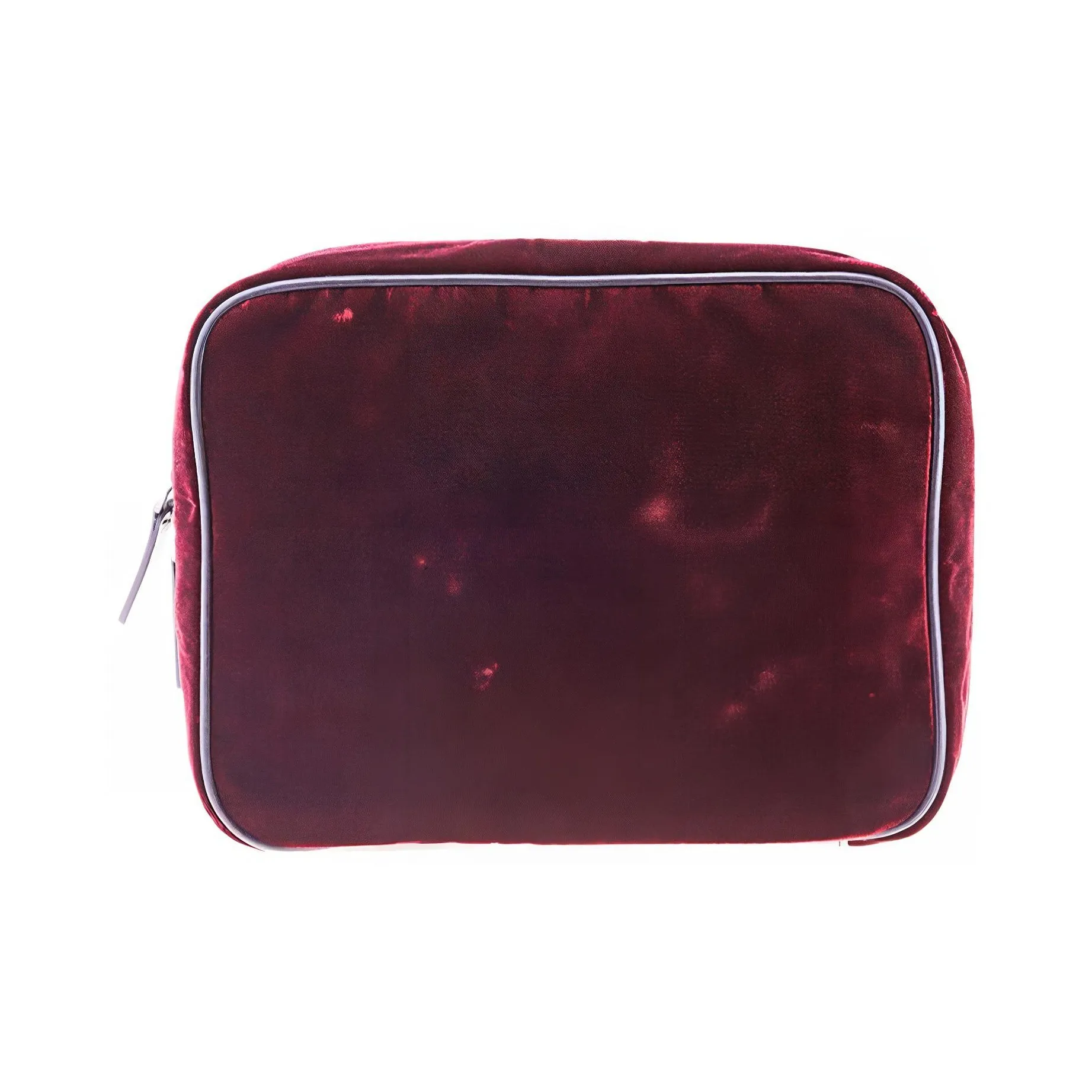 EMPORIO ARMANI Velvet One Shoulder Crossbody Clutch Trumpets Men's Red