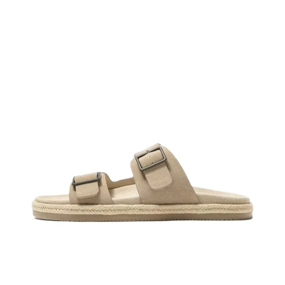 ZARA Слипоны Мужские Песочно-Коричневые