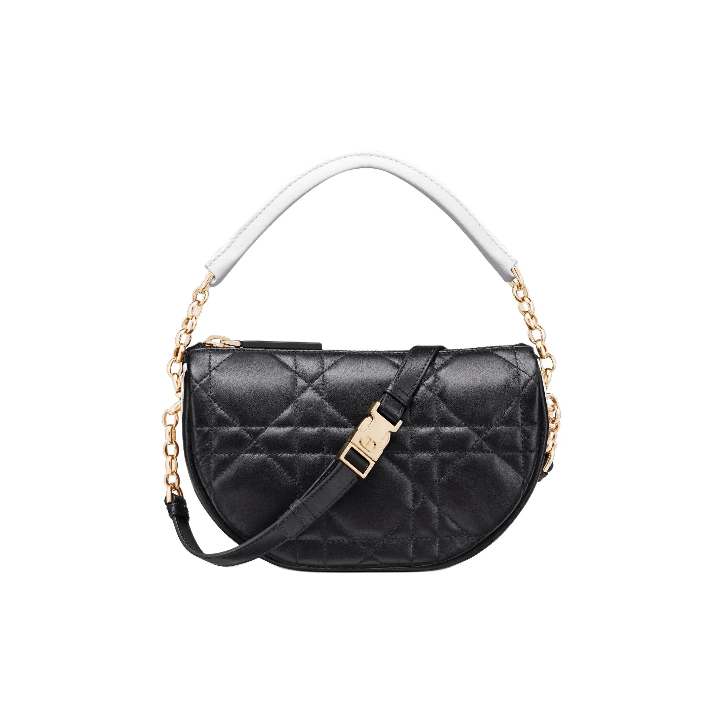 DIOR Vibe Collection DIOR HOBO Sheepskin HOBO Bag, Shoulder Handbag Small Women's Black