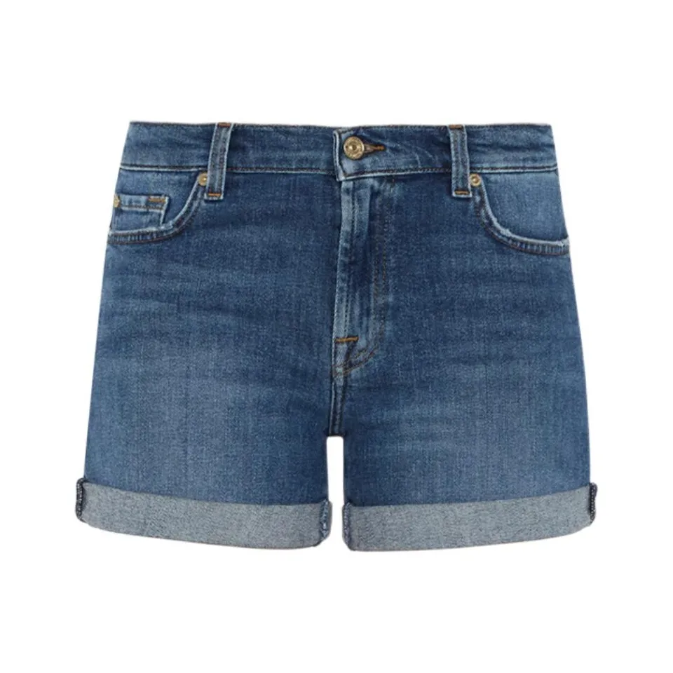 7 FOR Все MANKIND Шорты Горячие штаны Шорты Темно-синий Женские