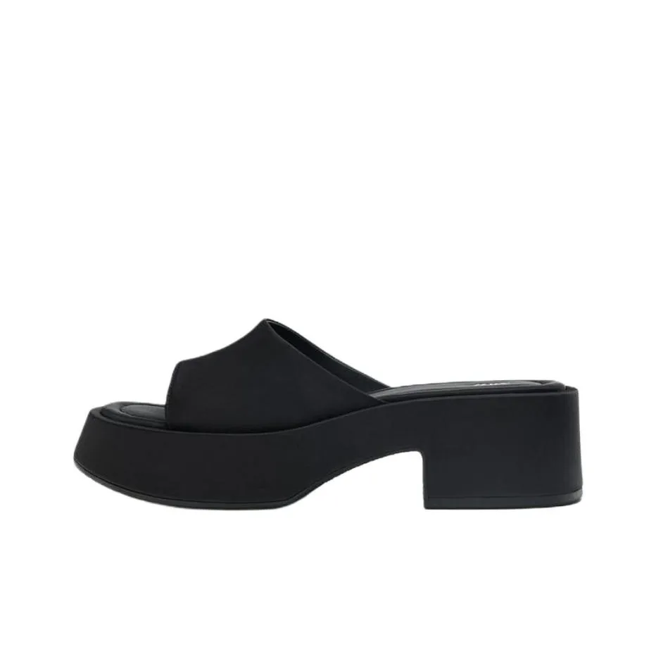 ZARA Слипоны Женские Черные