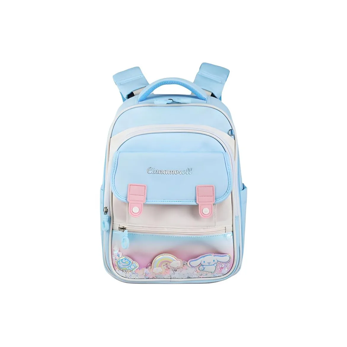 Sanrio Полиэстер Рюкзак Студенческий Рюкзак Детский Cinnamoroll Pochacco