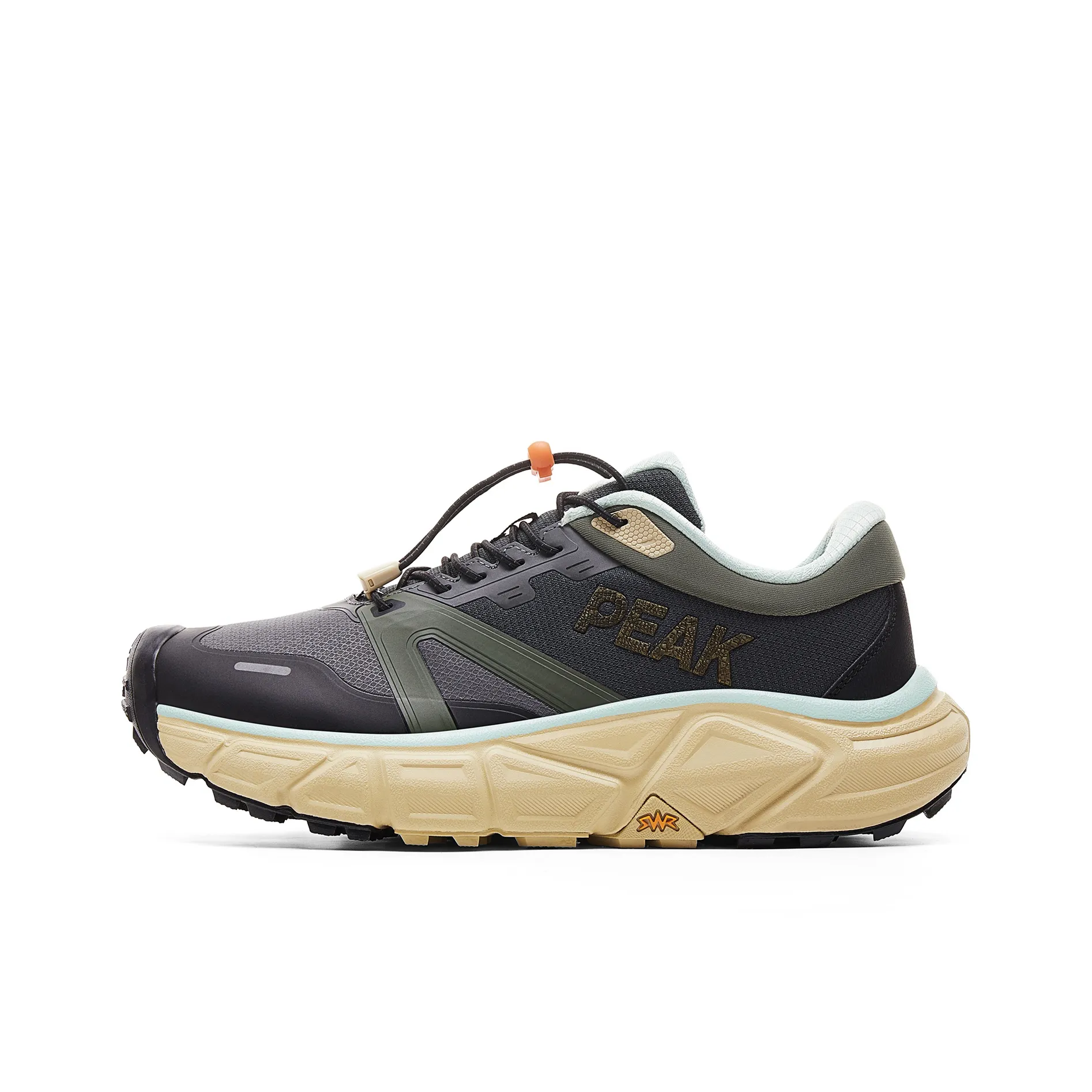 PEAK Амортизация Покрытие Отскок Устойчивость к истиранию Противоскользящий Низкий Топ Беговые кроссовки Мужские