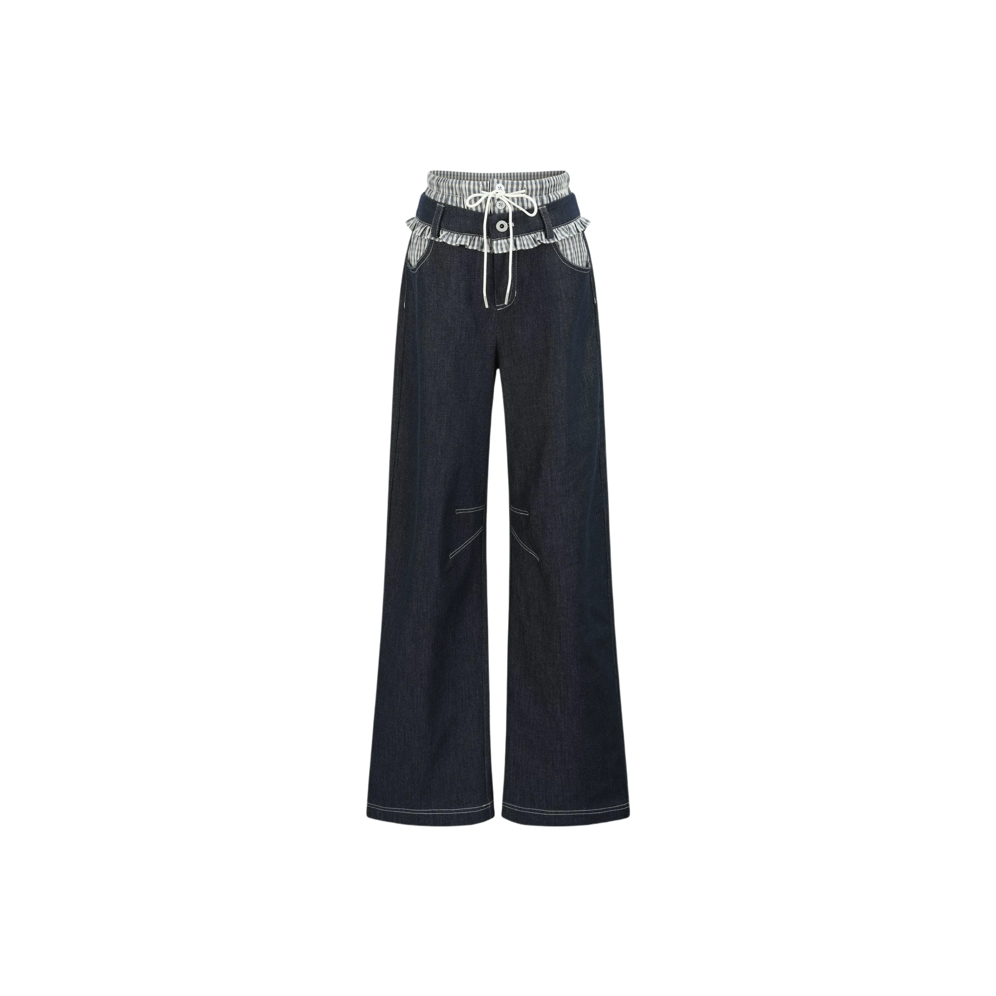 JOPPTI Темно-синий женский джинсы