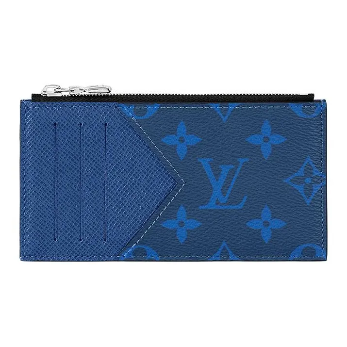 LOUIS VUITTON Coin Card Holder Cobalt