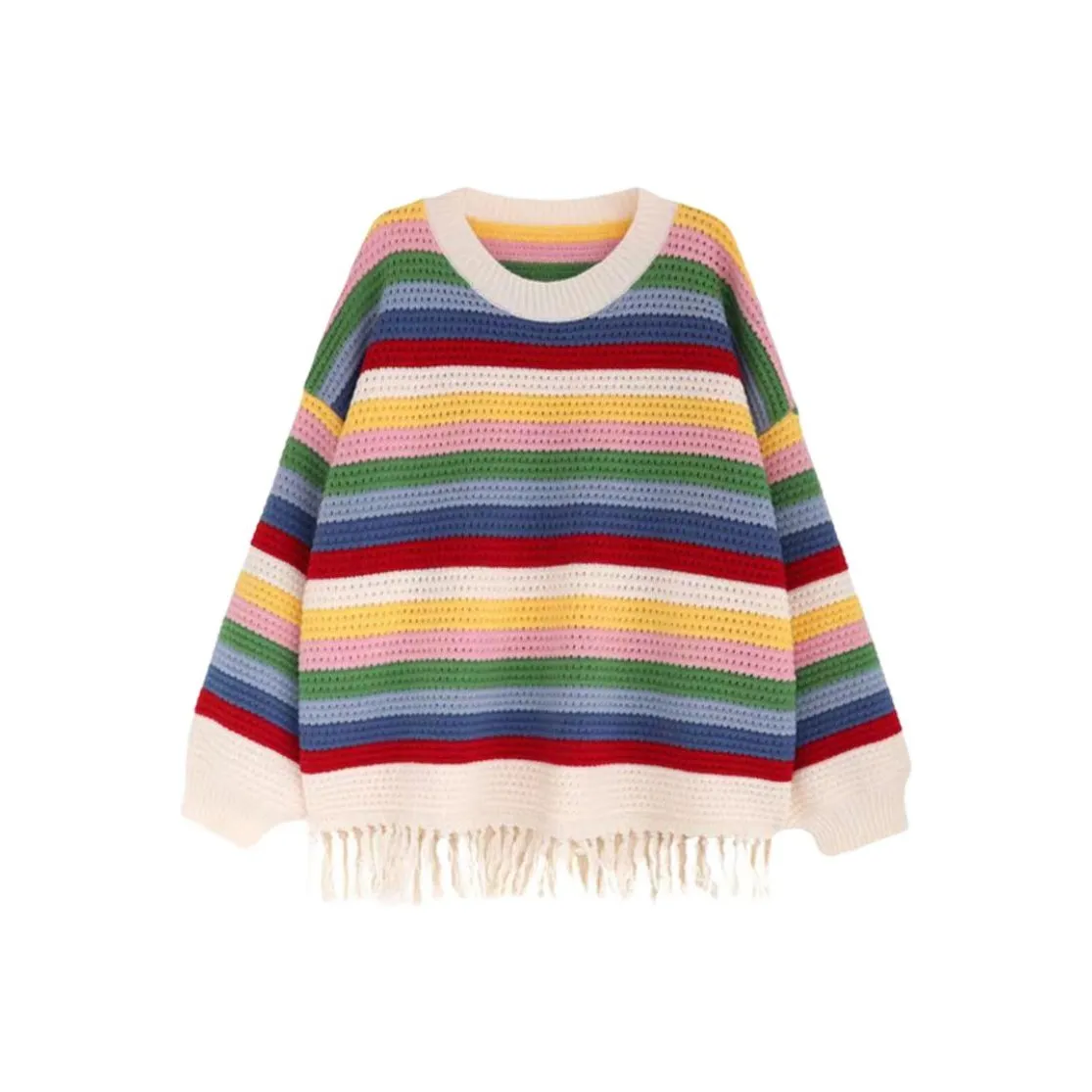 VKXOW Радужный Женский Трикотаж