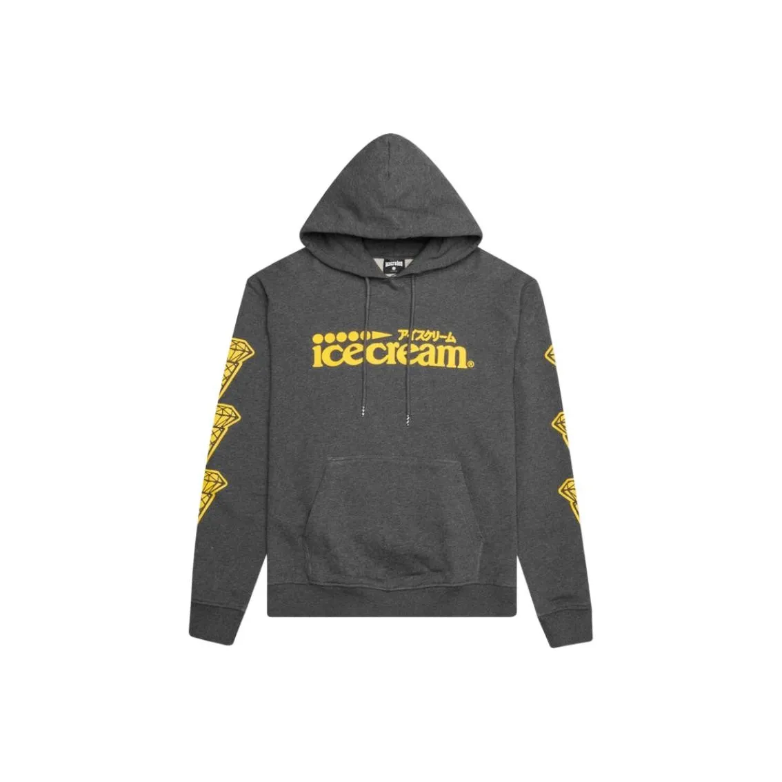 Мороженое Темно-серый Унисекс Свитшоты