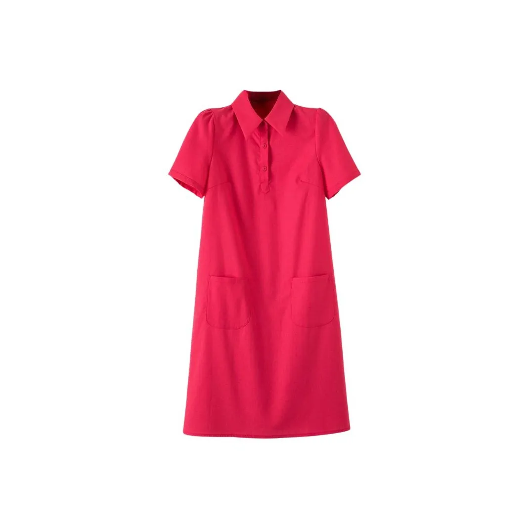 Late White Короткий рукав Платье Женское