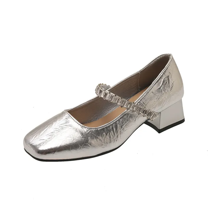 Dawei's House Грубый каблук Туфли Мэри Джейн Женские