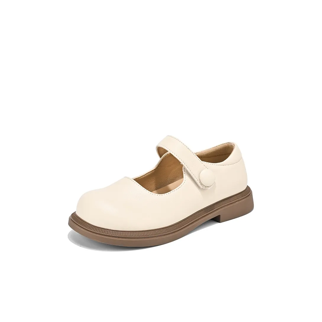 Wooden Rabbit противоскользящая устойчивая к истиранию дышащая детская кожаная обувь для малышей