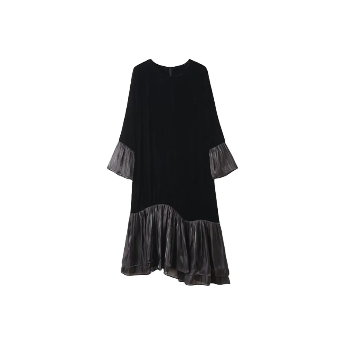 BELOVED STARRY Длинное платье с длинными рукавами женское