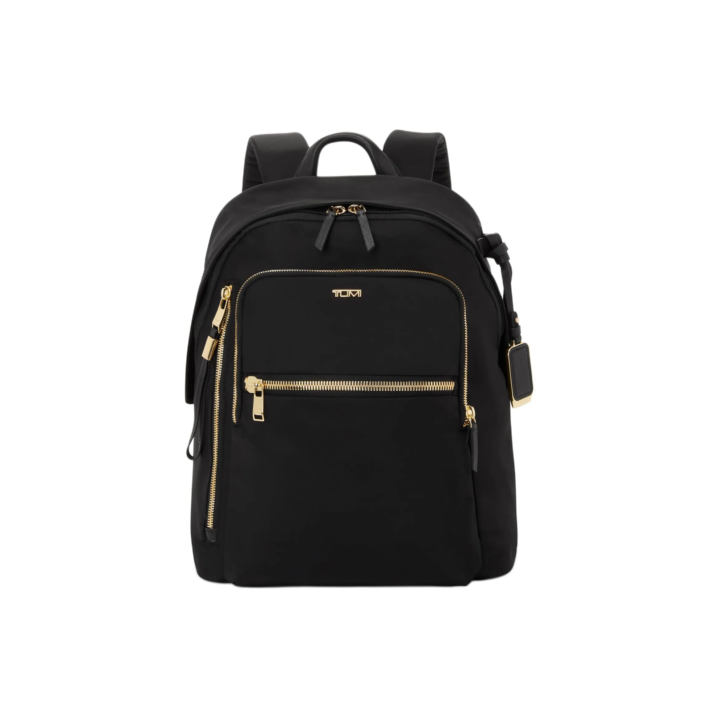 TUMI Nylon Backpack Regular Unisex Black & Gold