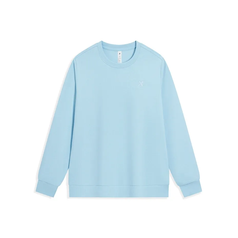 XTEP Осенний свитшот мужской цвет лазурный синий