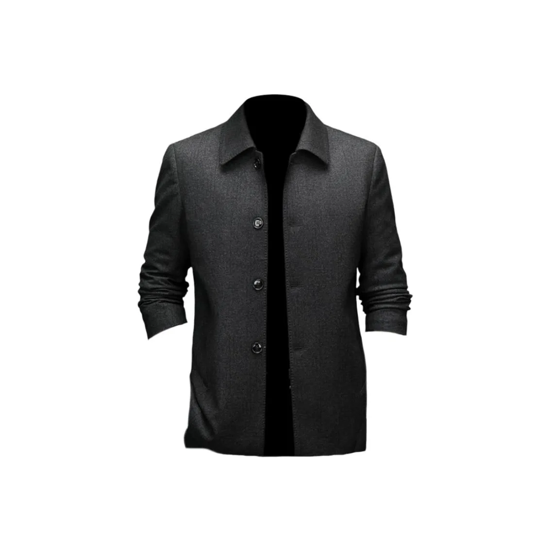 MH Gray Plaid Men's Trench MH Серый Клетчатый Мужской Тренч