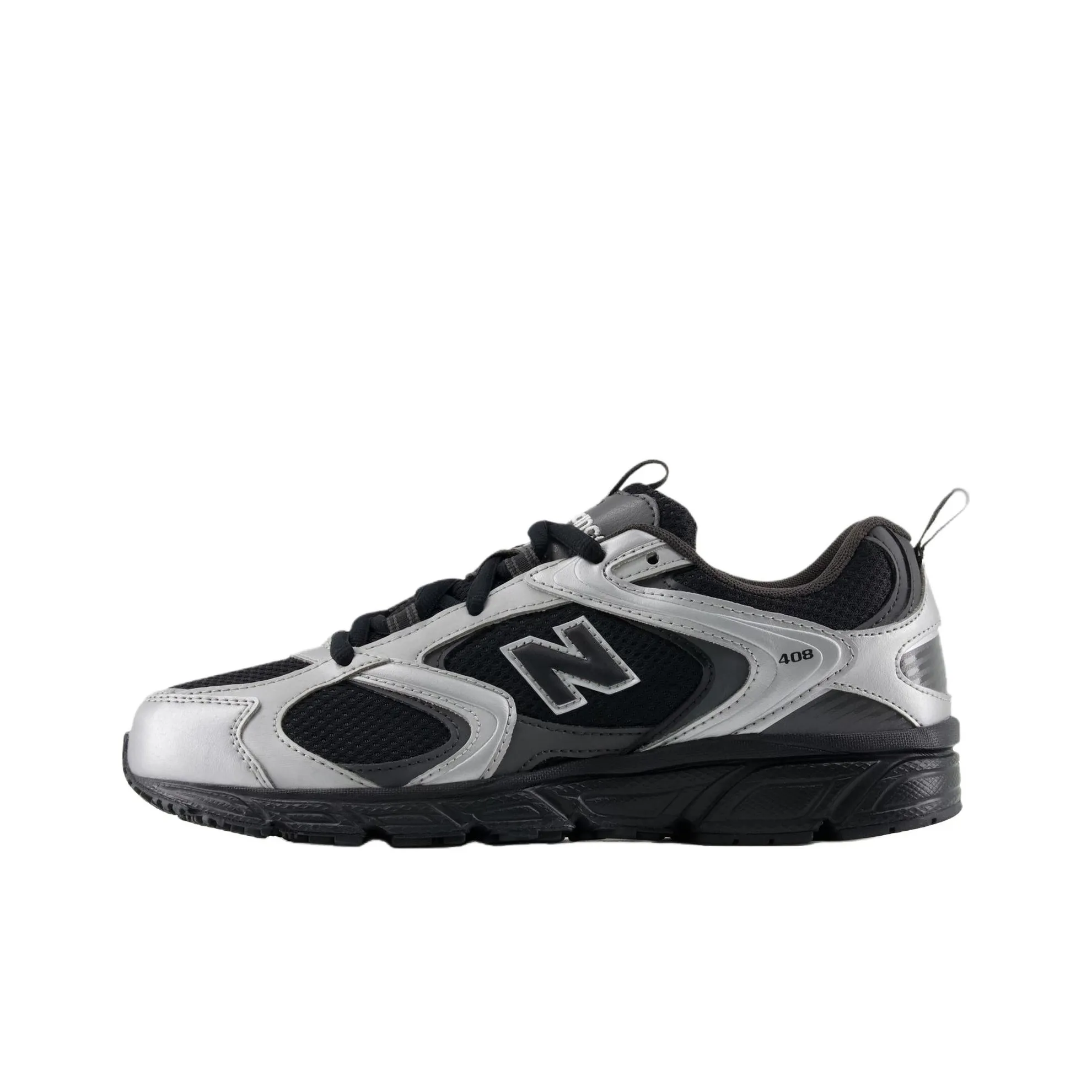 New Balance совместный бренд 408 устойчивый к истиранию низкий топ повседневный унисекс черный