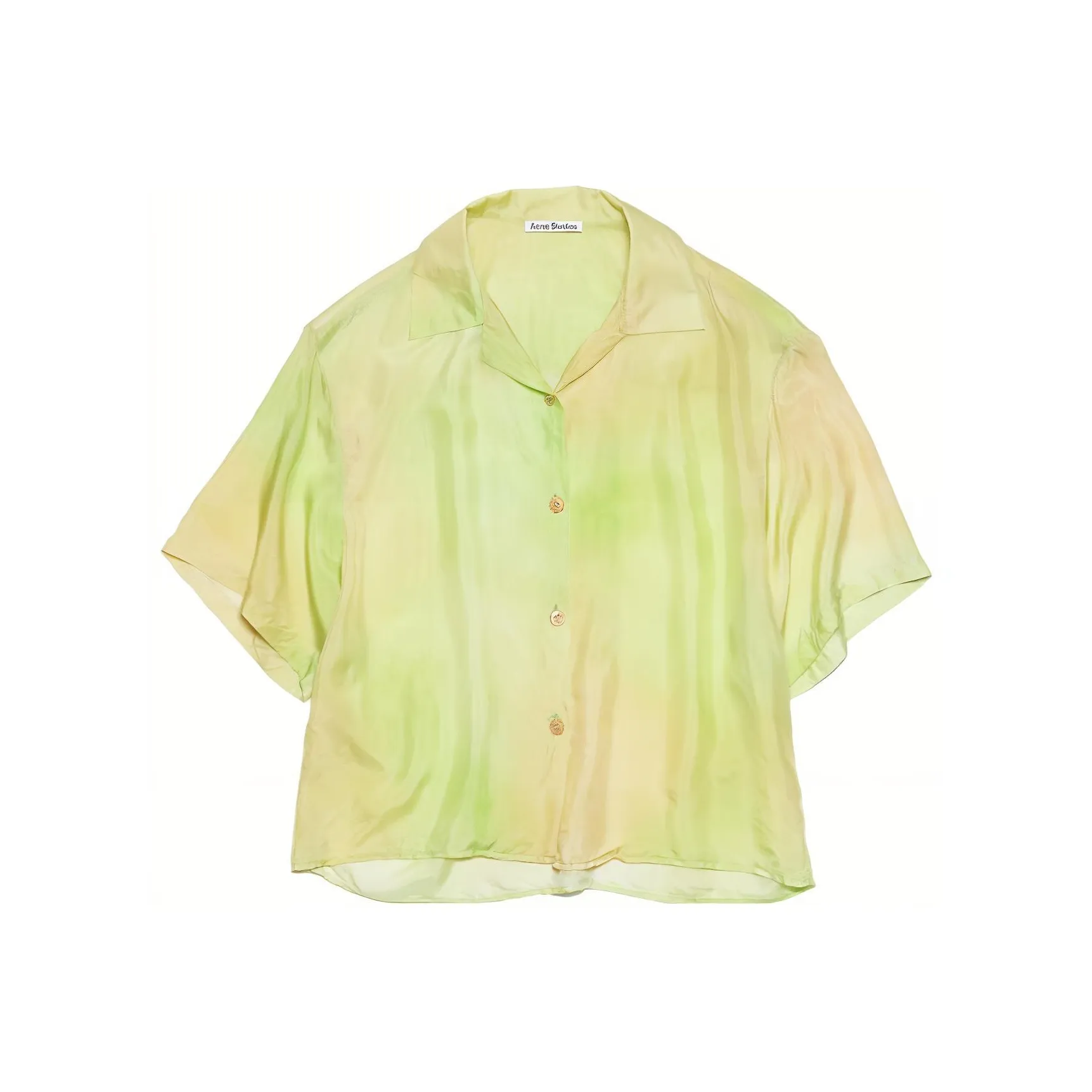 Acne Studios Tie Dyed Semi Sheer Shirt