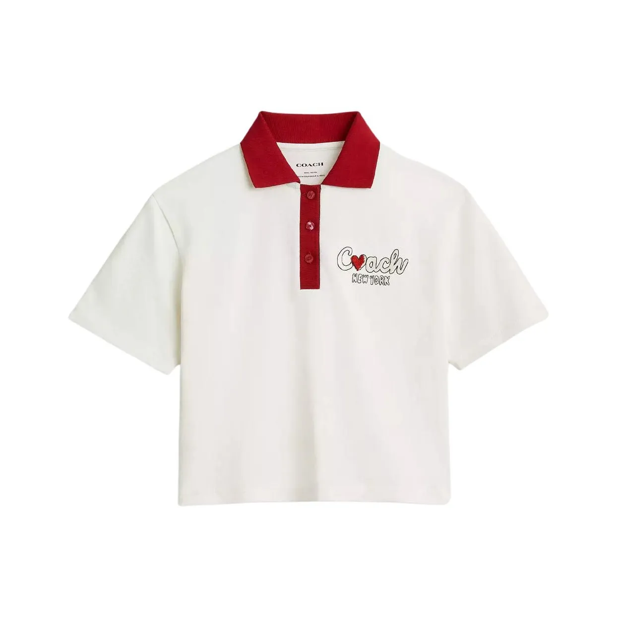 COACH Белая Женская Поло