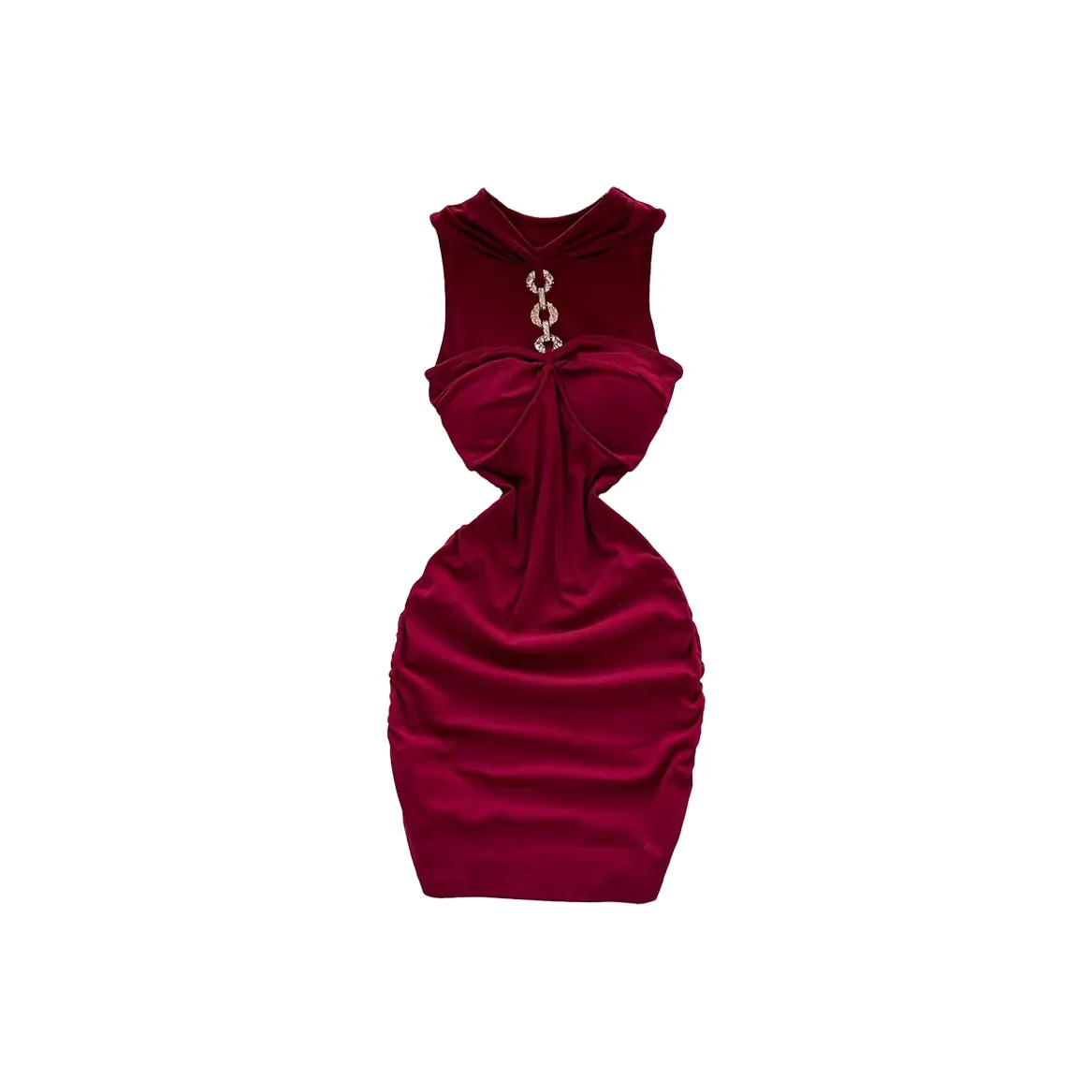 QIAOMONVHAI Без рукавов Платье Женское