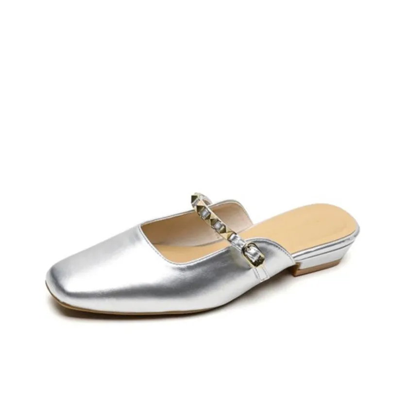 TATAYA Заклепки Устойчивые к истиранию Домашние тапочки Женские