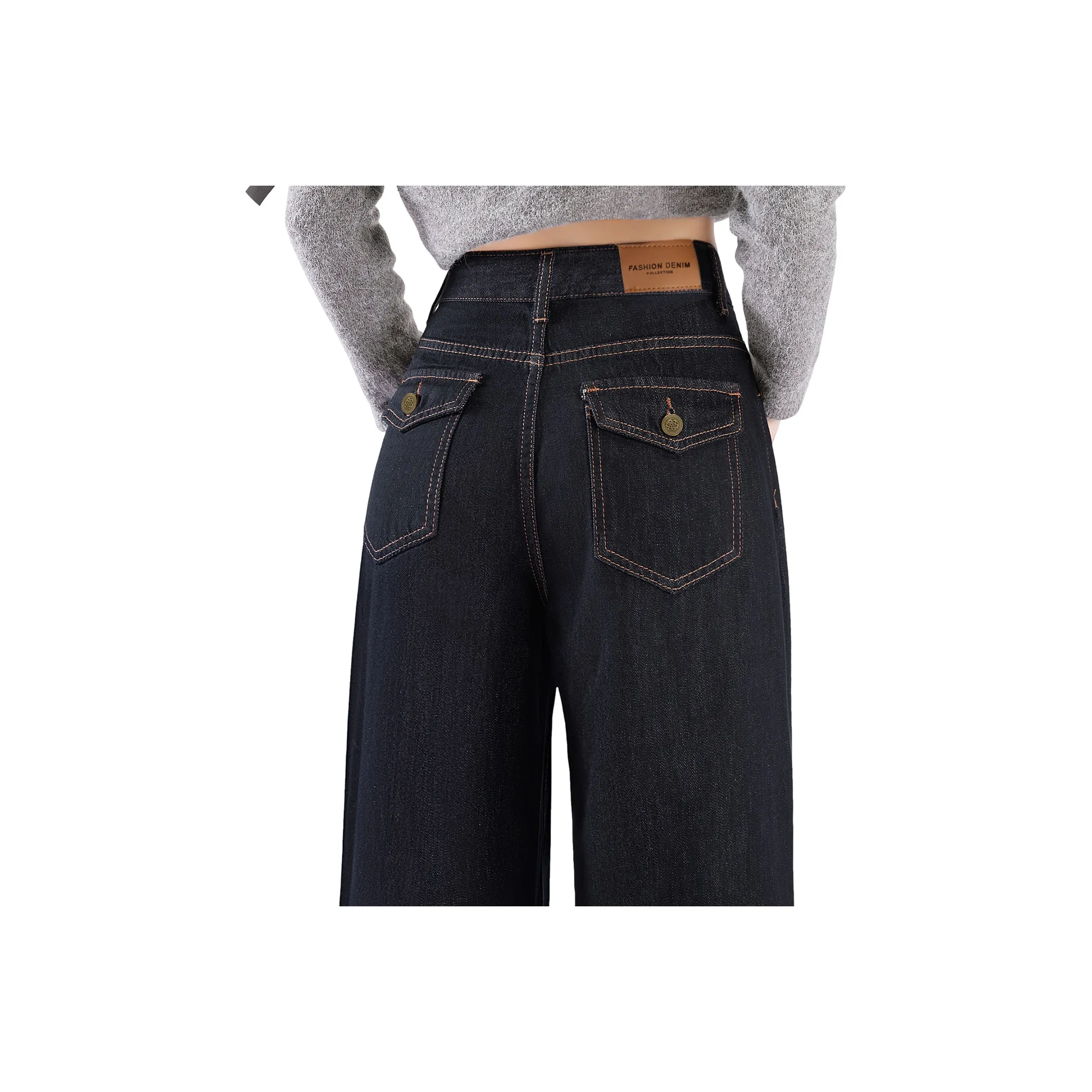 Cypress House Темно-синие женские джинсы