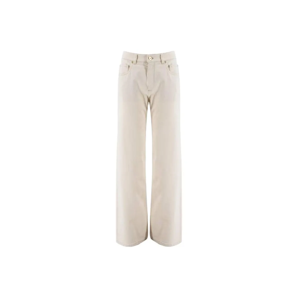 Brunello Cucinelli High Waist Straight Leg Jeans
