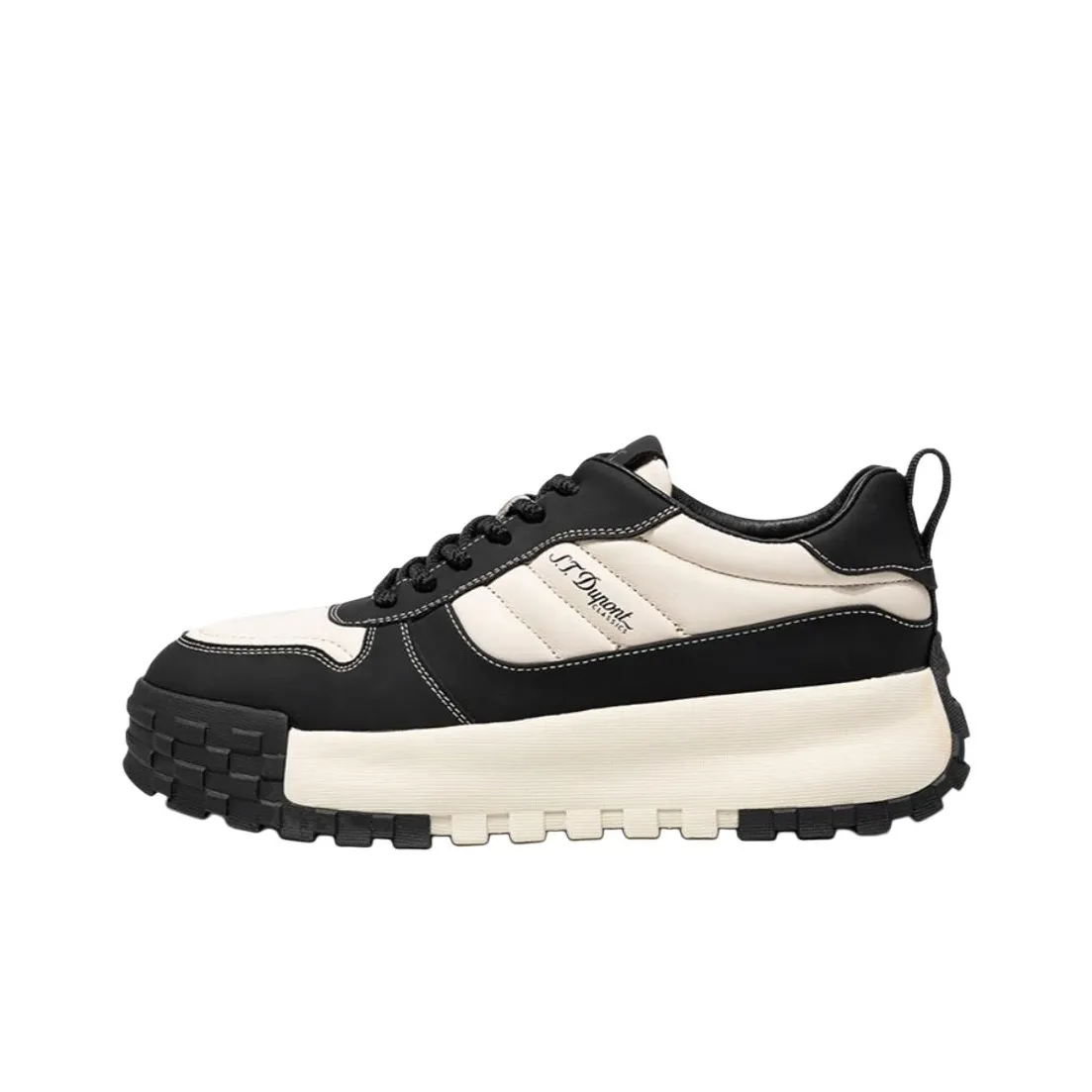 S. T.DUPONT Низкий топ Повседневная обувь Мужская Черный Белый