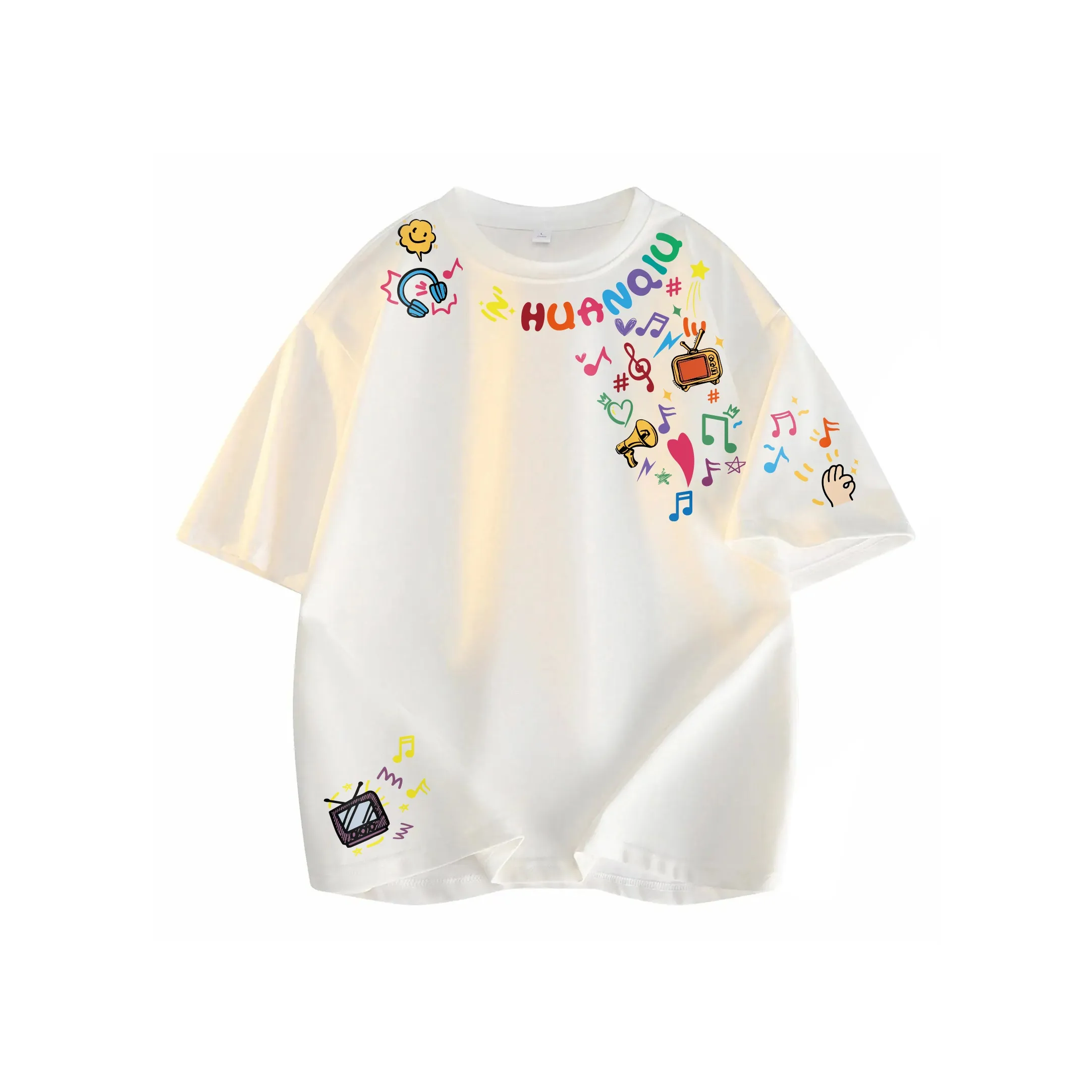 HUANQIU Унисекс T-рубашки