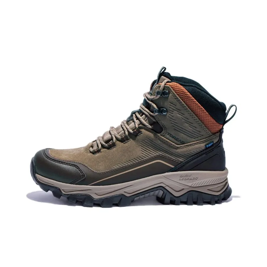 TOREAD Низ Резистентный Термический Высокий Топ Альпинистская Обувь Мужская Коричневый Черный
