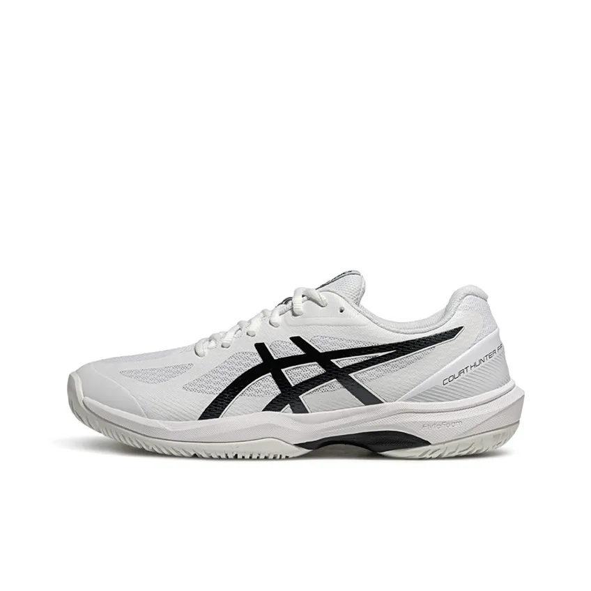 ASICS COURT HUNTER FF Slip-resistant Низкий Топ Бадминтон Обувь Мужская Белый Черный