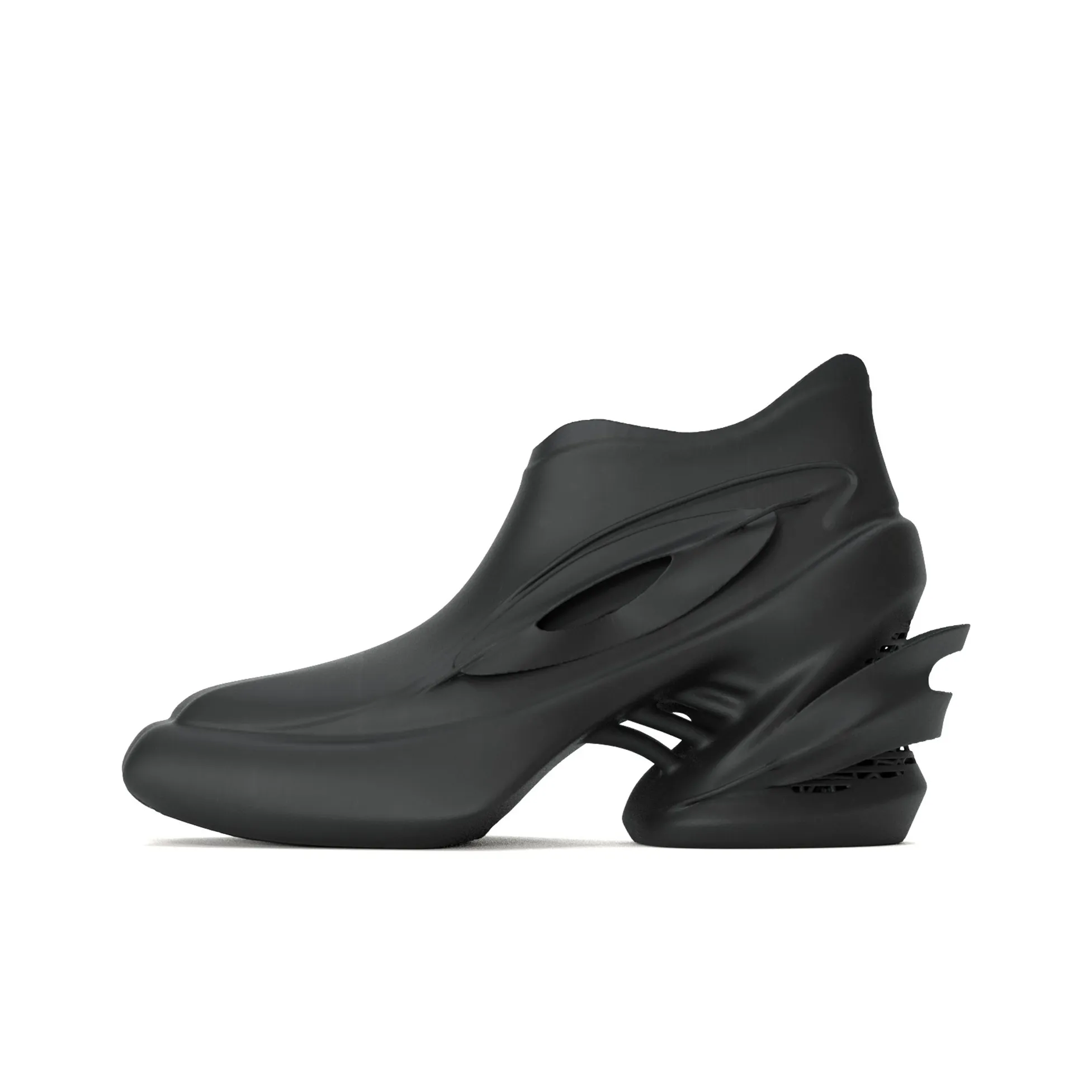 SCRY Shuttle Atoms Ankle Boots Unisex Black