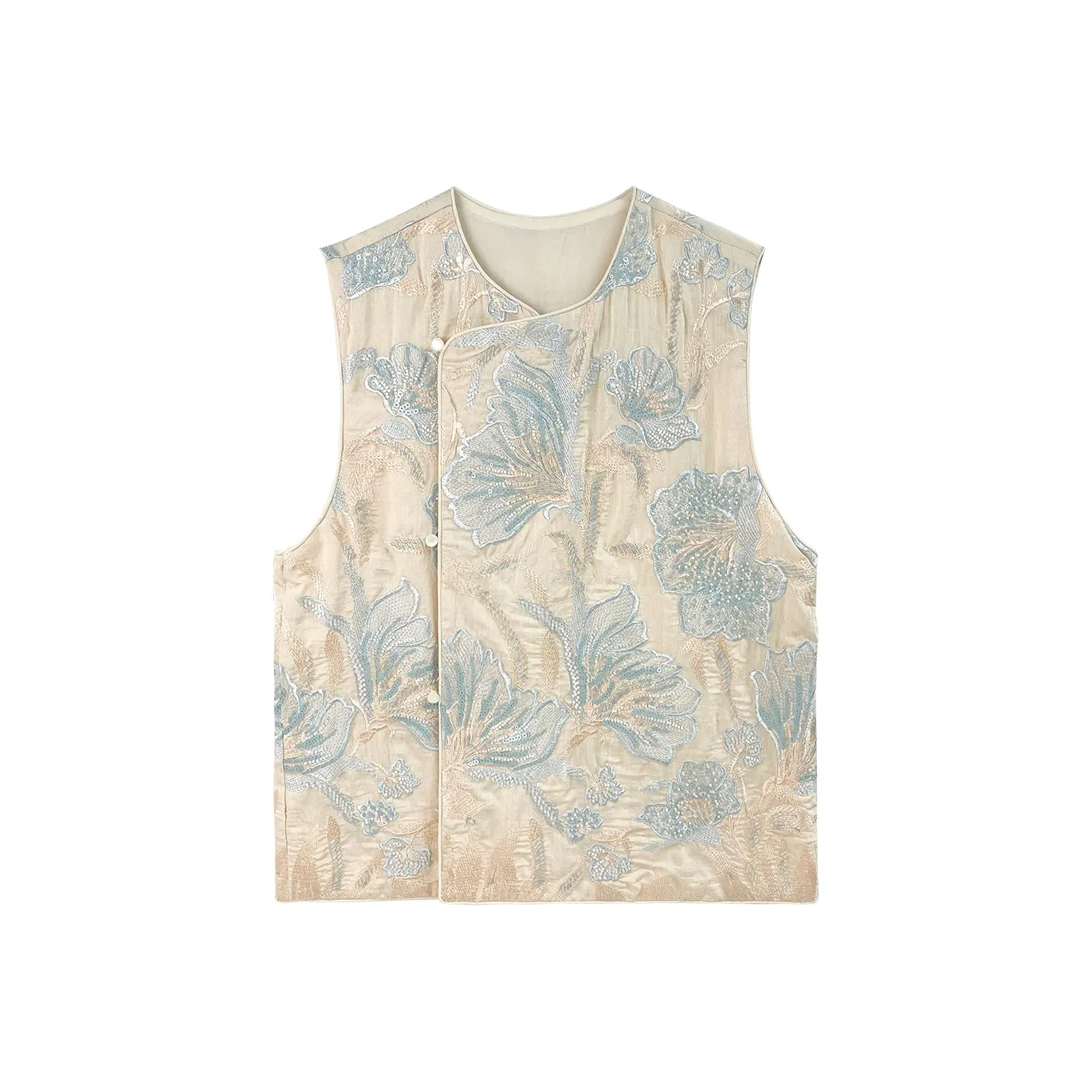 JK&JS Кремовый Абрикос Женский Жилеты