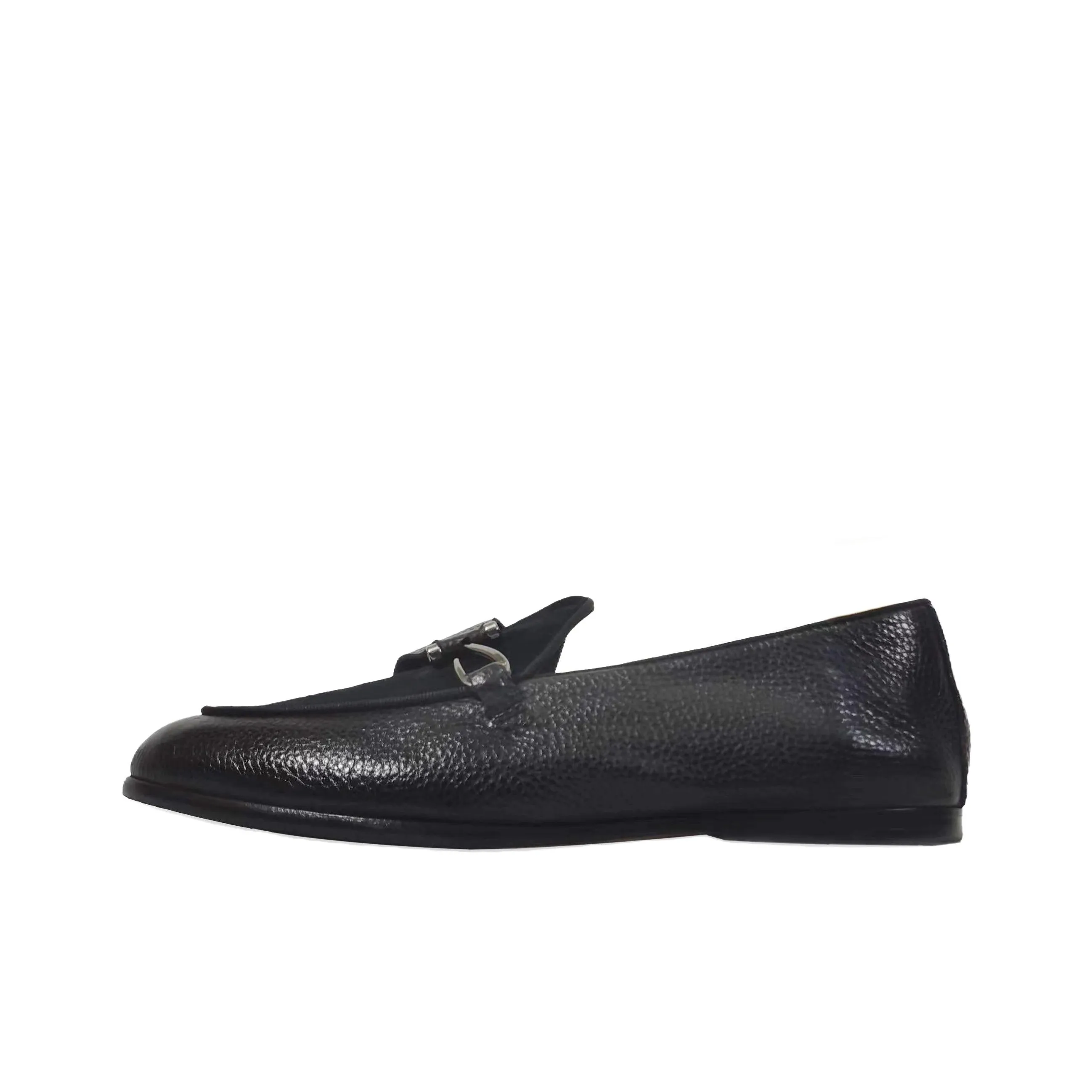 ANTONIO BAREZZI Loafers Men's Black/Green/Navy Blue