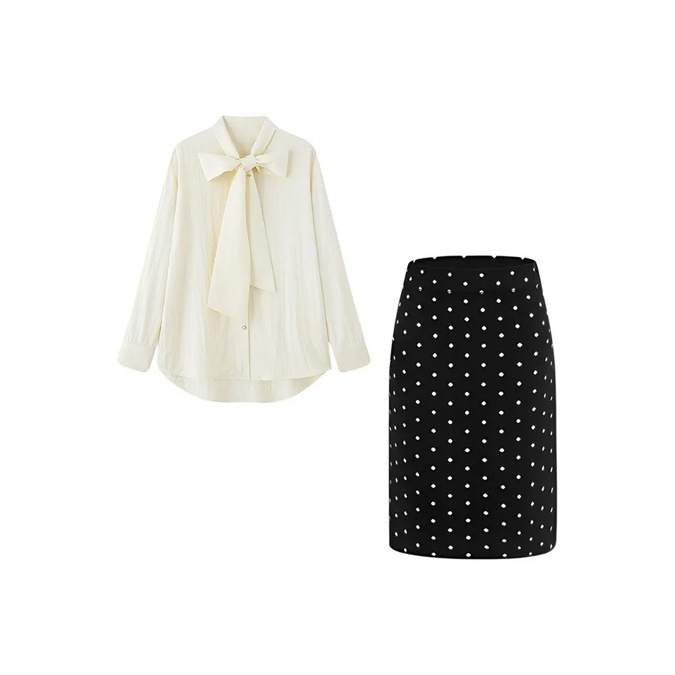 MARIE·COCO Рубашка Топ * 1 + Юбка * 1 Женские Комплекты с Юбкой