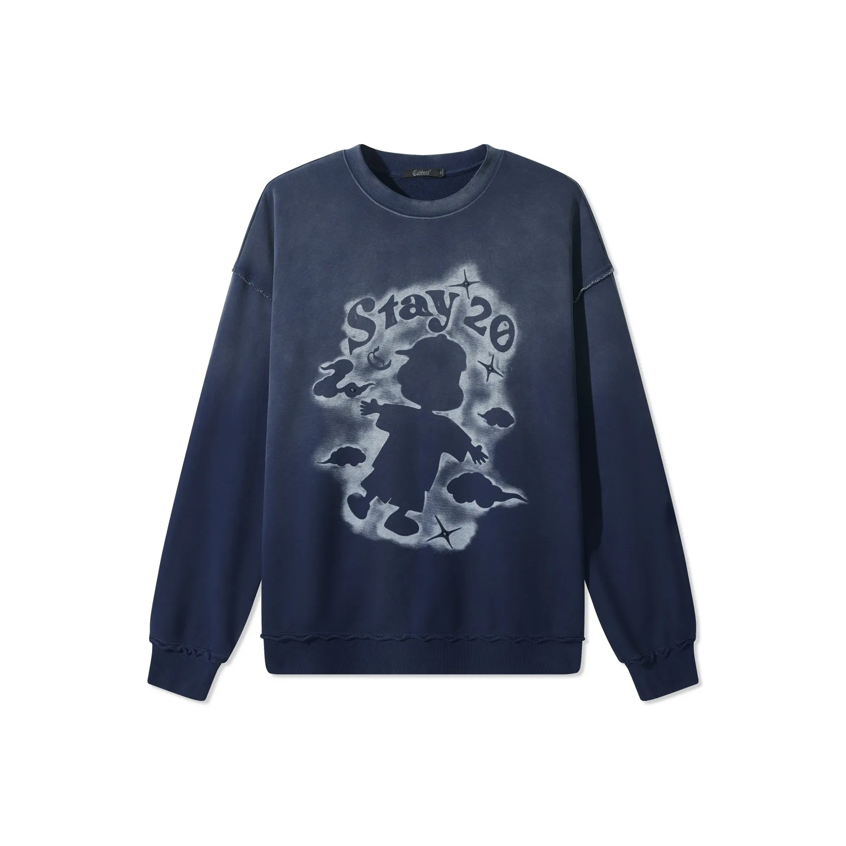 Cabbeen Индиго 47 Мужские Свитшоты