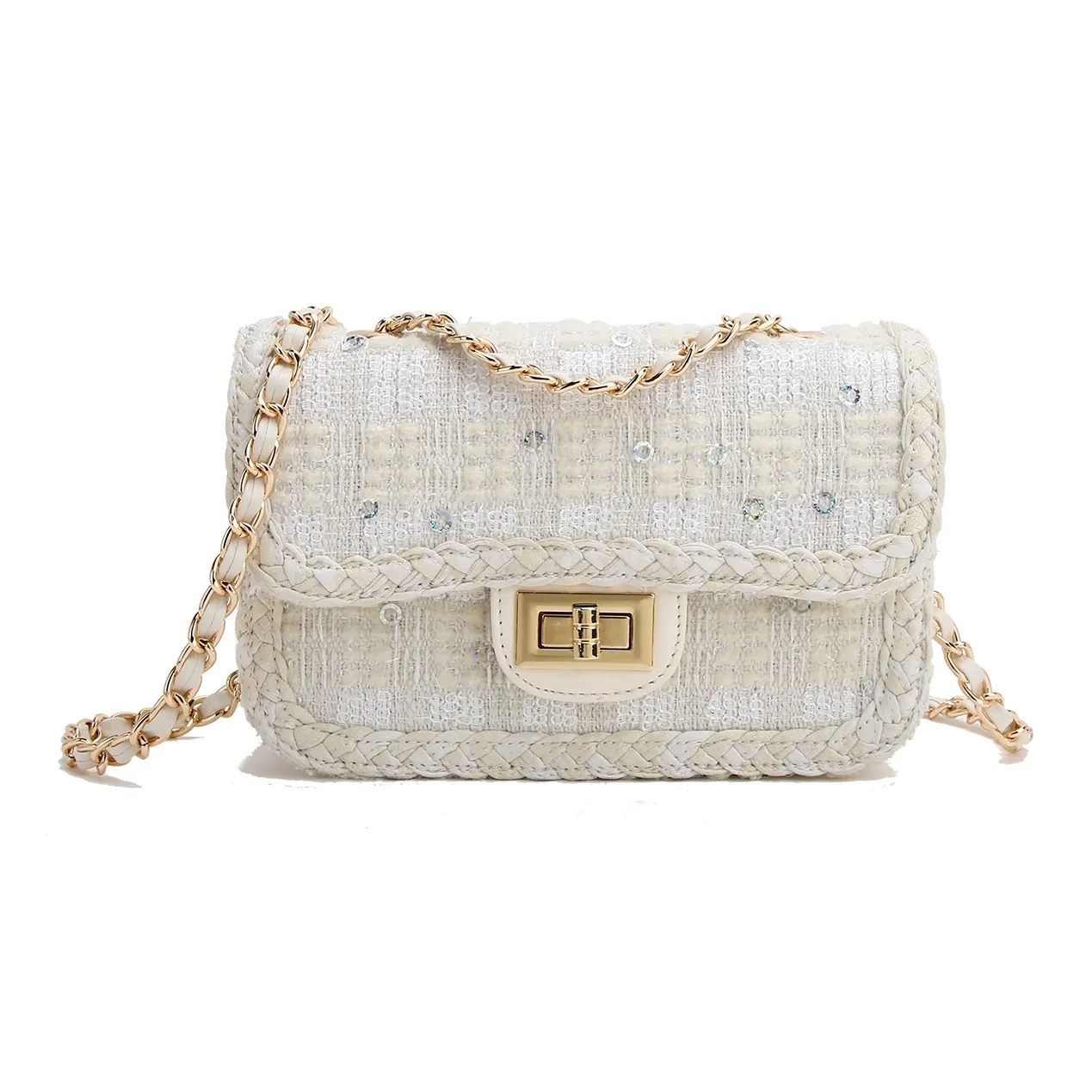 Carit Koty Полиуретан ПУ (полиуретан) Синтетическая кожа Сумка на плечо Женская Белая Черная