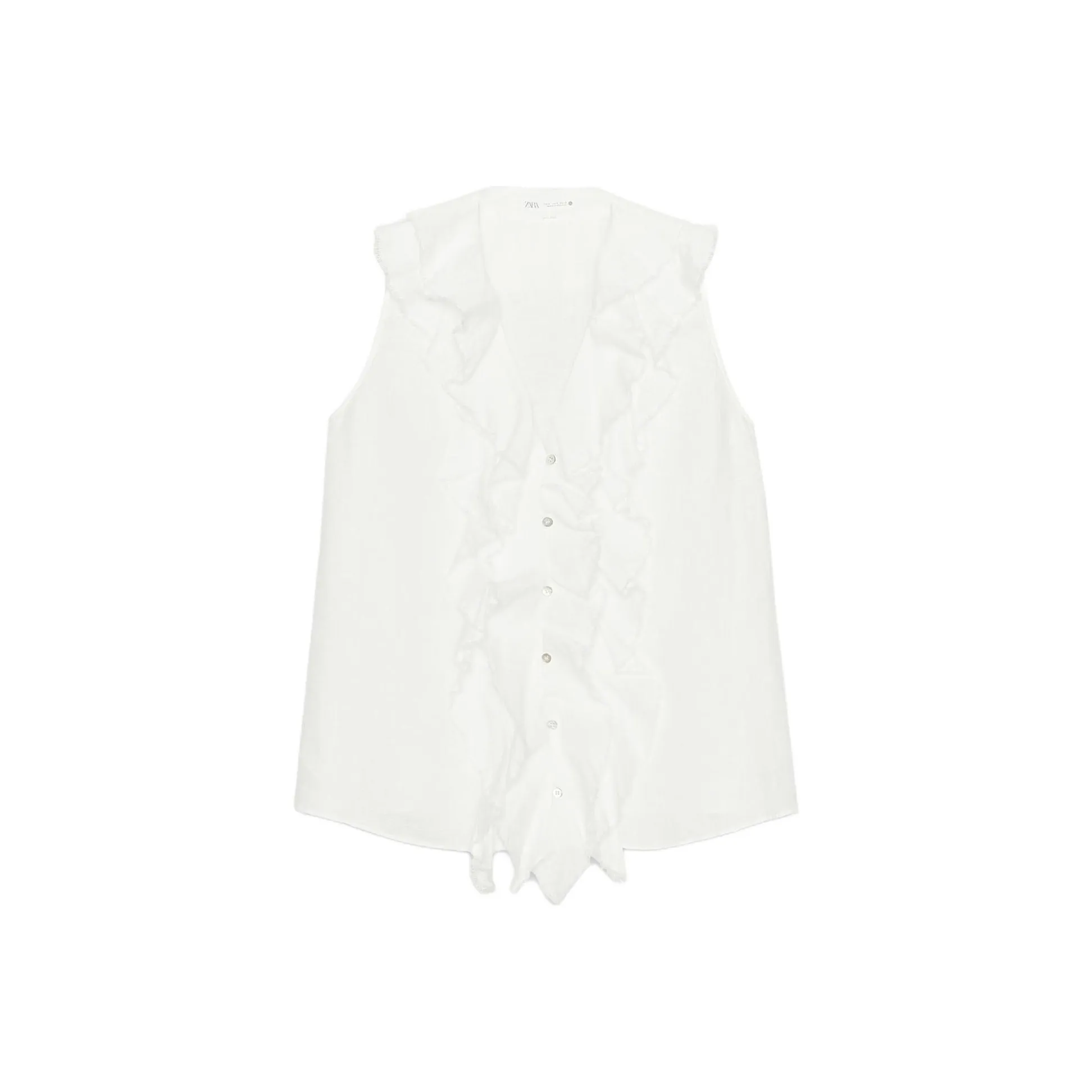 ZARA ZW Series Белые Женские Рубашки